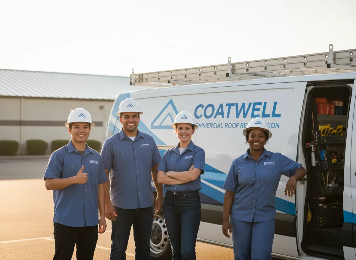 Commercial roof coating company in Littlerock, CA
